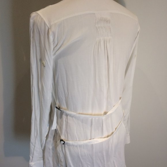 Ann Demeulemeester Pleated Shirt with Straps - Picture 4 of 4
